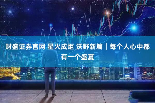 财盛证券官网 星火成炬 沃野新篇｜每个人心中都有一个盛夏